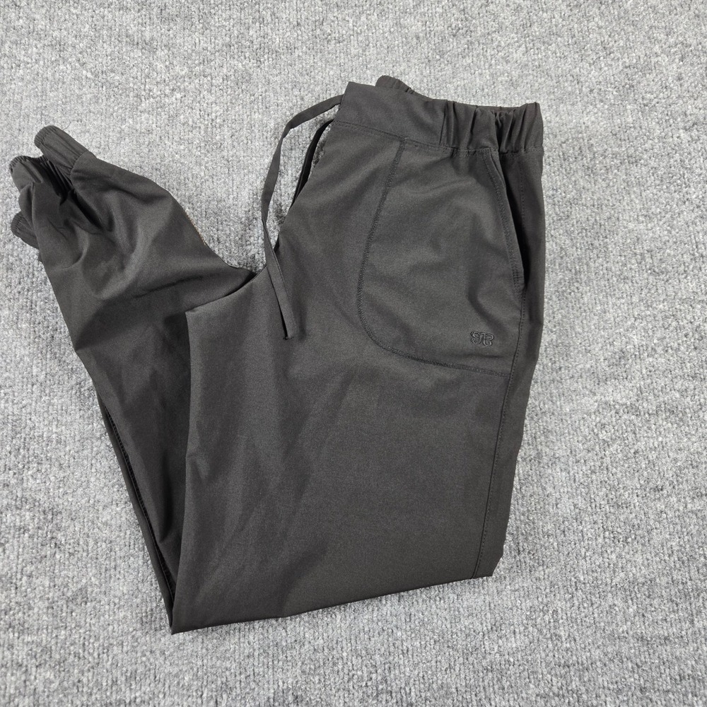 Sweaty Betty Jogger Pants Womens XS Black Ankle Zip Athletic Sweatpants Stretch